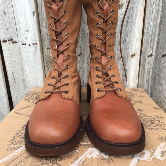 NWT Free People Trickum Boot Leather Whiskey Tan 37 - Picture 6 of 16